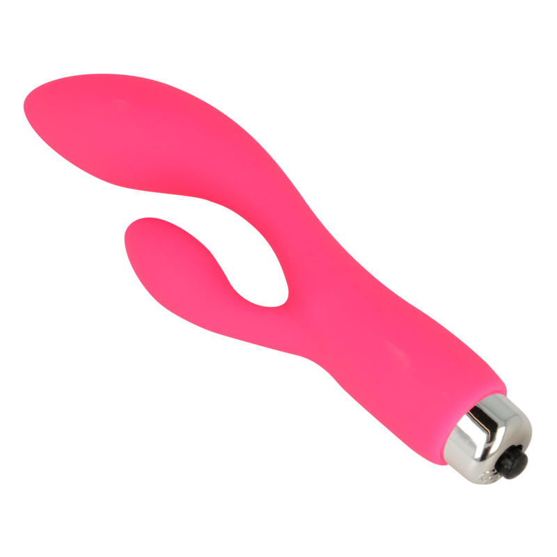 OHMAMA - VIBRADOR COM COELHO 13 CM ROSA