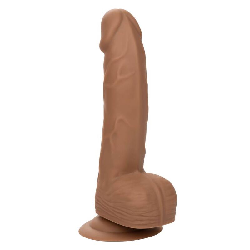 CALEXOTICS - PREGOS DE SILICONE 15.24 CM CASTANHO