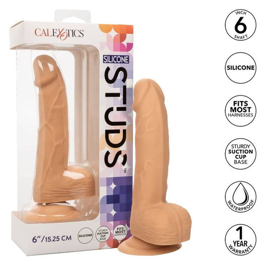 CALEXOTICS - SILICONE STUDS 15.24 CM PELE