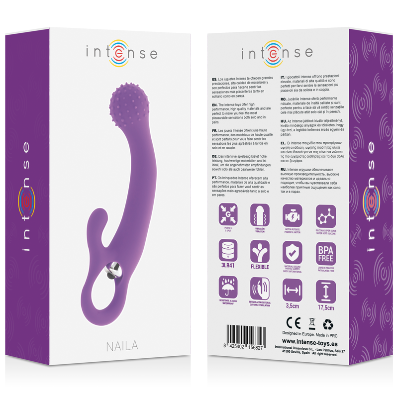 INTENSE - NAILA VIBRANTE SILICONE LILA