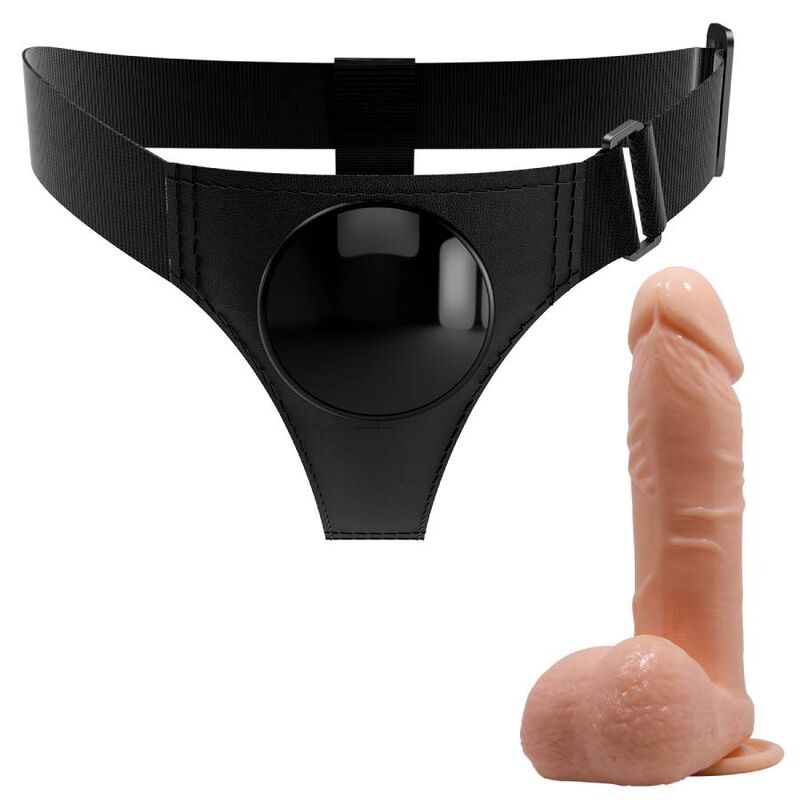 PRETTY LOVE - UNIVERSAL HARNESS MIT DILDO 20 CM NATURTON