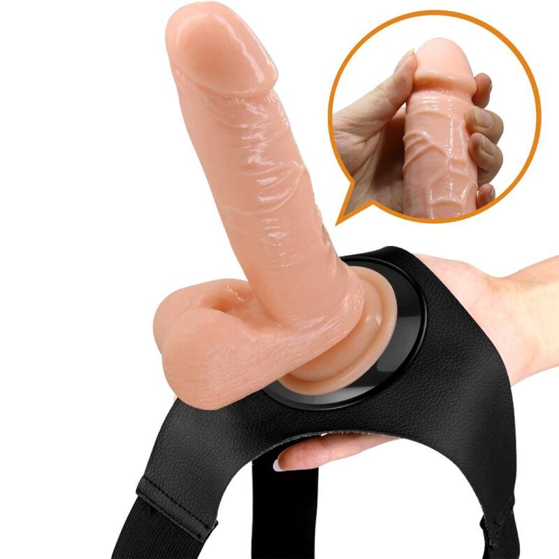 PRETTY LOVE - UNIVERSAL HARNESS MIT DILDO 20 CM NATURTON