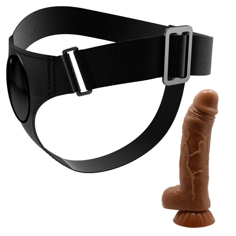 PRETTY LOVE - UNIVERSAL HARNESS MIT MICHEAL DILDO 20 CM SCHWARZ