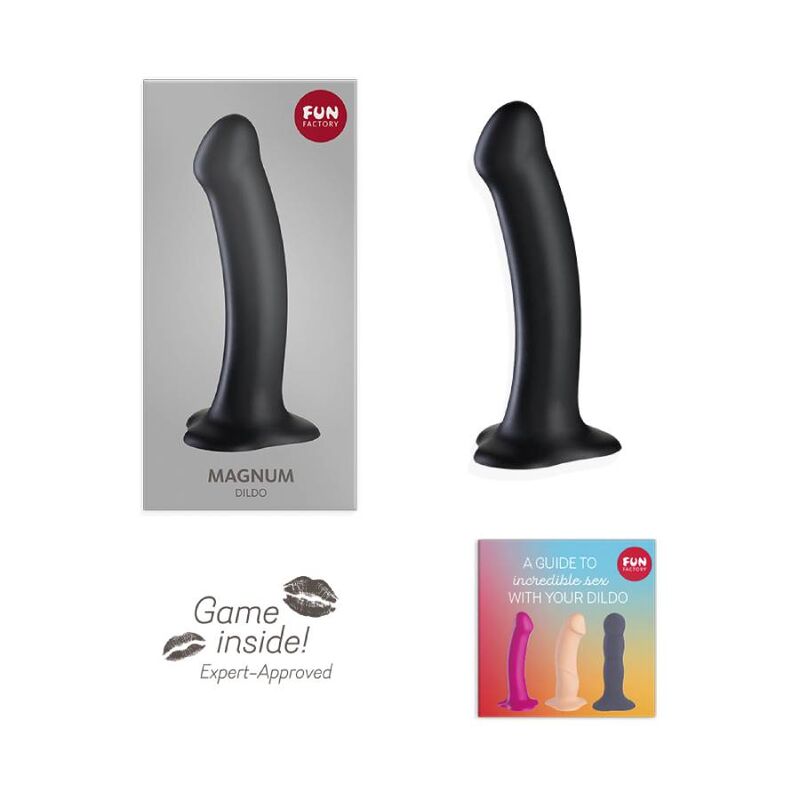 FUN FACTORY - MAGNUM BLACK DILDO