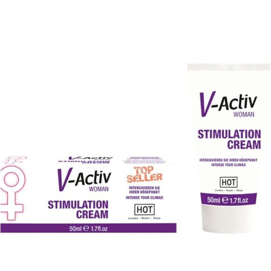 HOT - V-ACTIV FEMININE STIMULATION CREAM 50ML