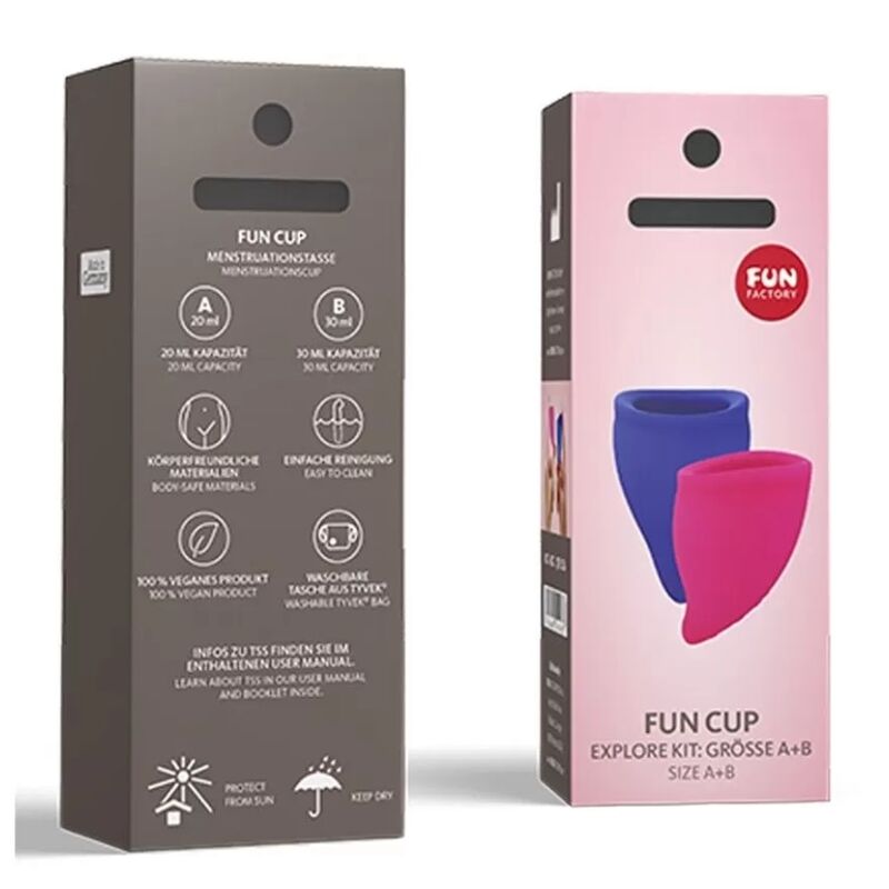 FUN FACTORY - FUN CUP EXPLORE KIT ROSA E ULTRAMARINO