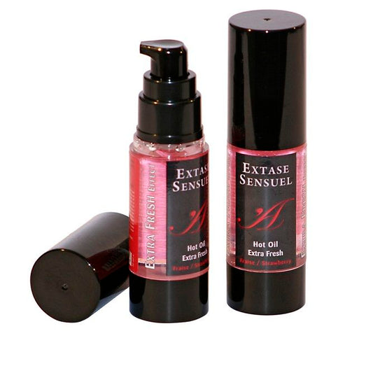 SENSUAL EXTASE - MASSAGE OIL WITH EXTRA FRESH STRAWBERRY EFFECT 30 ML