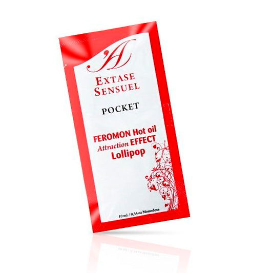 SENSUAL EXTASE - MASSAGE OIL WITH WARMING EFFECT PHEROMONES LOLLIPOP 10 ML