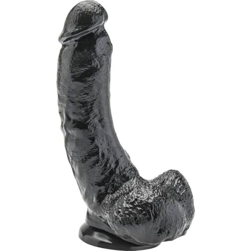 GET REAL - 20,5 CM DILDO MIT SCHWARZEN KUGELN