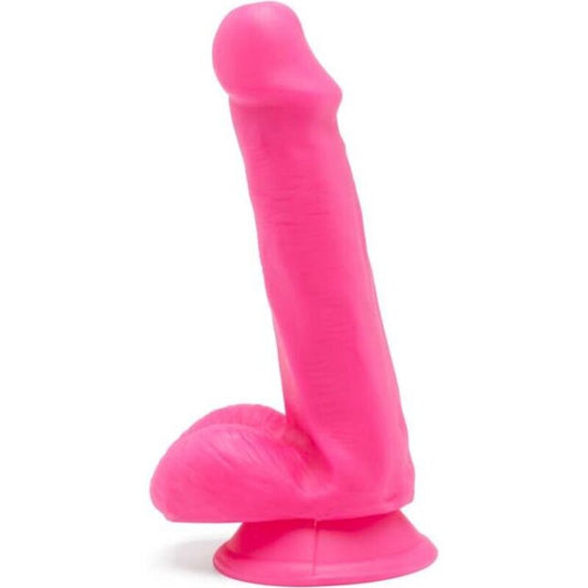 GET REAL - HAPPY DICKS DILDO 12 CM PINK BALLS