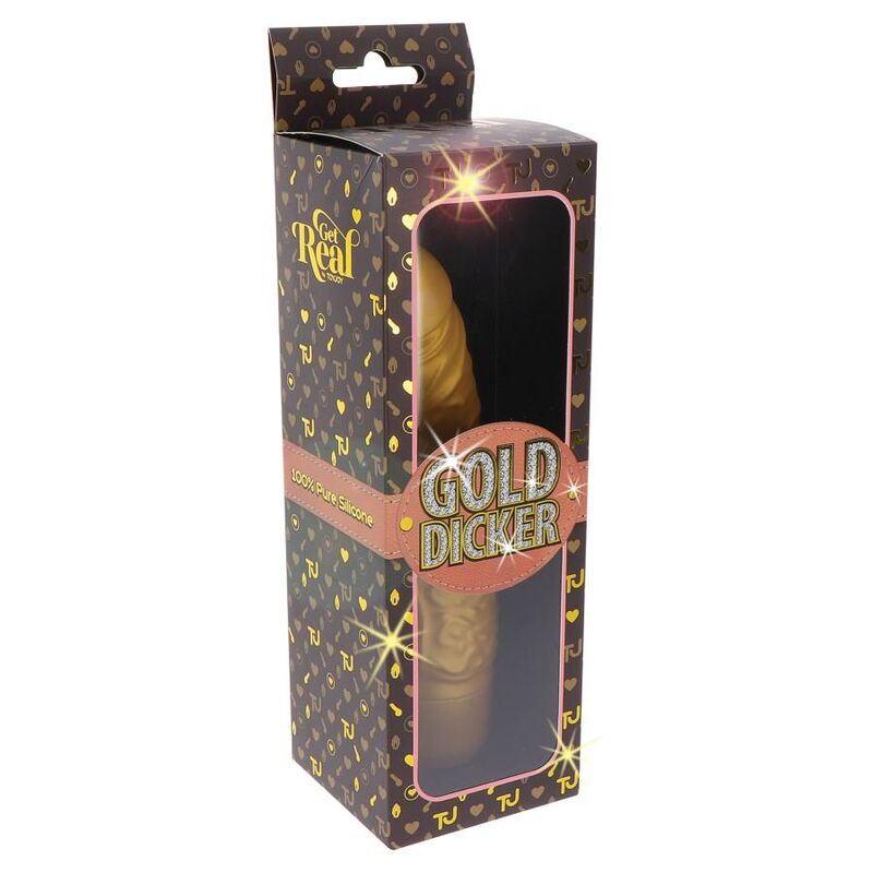 GET REAL - GOLD DICKER VIBRADOR ORIGINAL OURO