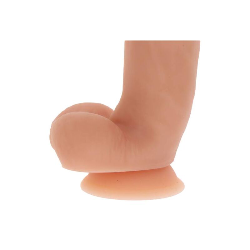 GET REAL - DILDO DE SILICONE 18 CM W BOLAS PELE