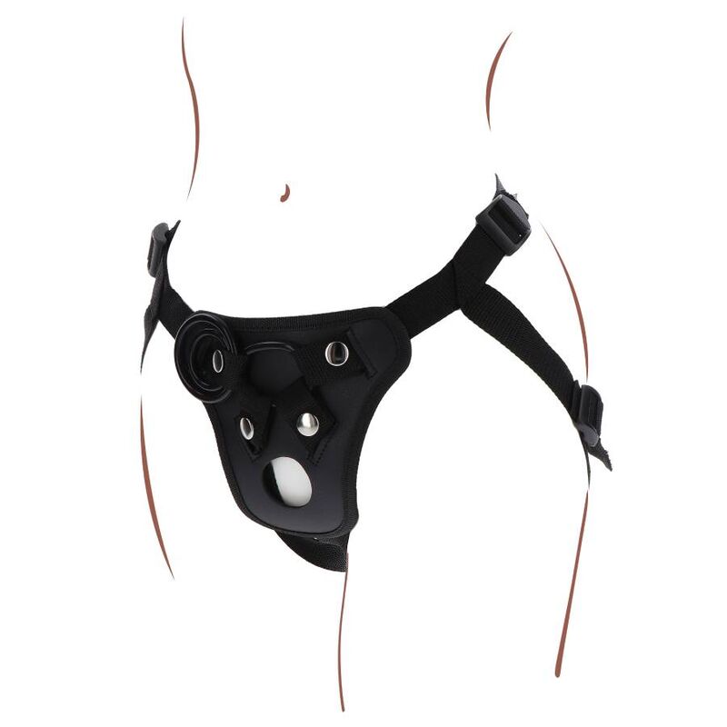 GET REAL - SCHWARZER STRAP-ON-PLEASURE-HARNESS