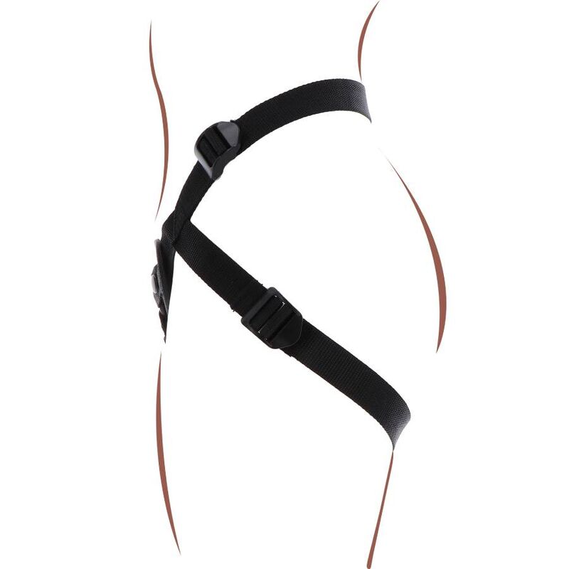 GET REAL - SCHWARZER STRAP-ON-PLEASURE-HARNESS