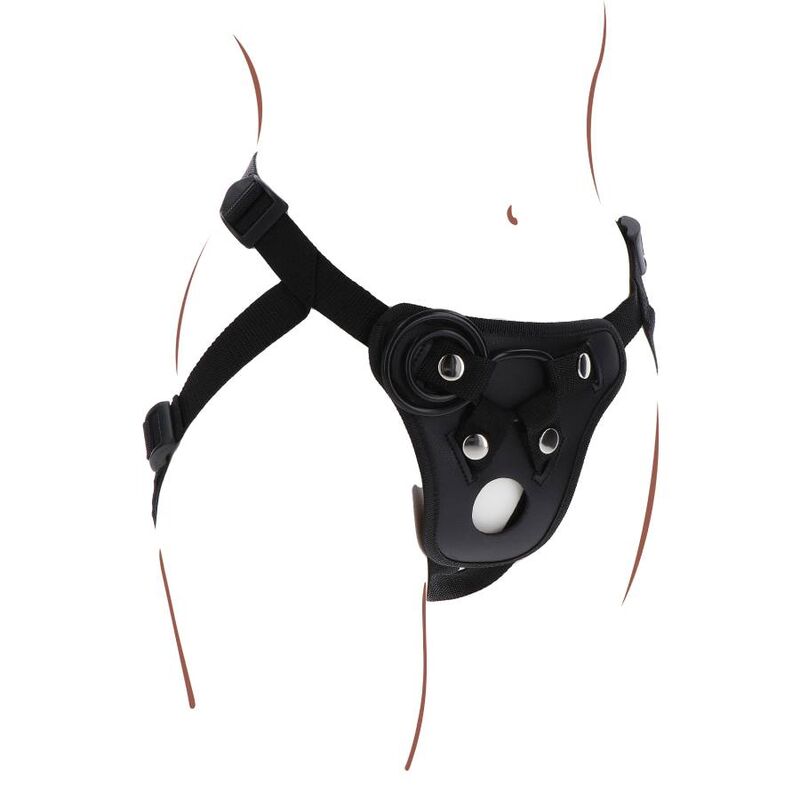 GET REAL - SCHWARZER STRAP-ON-PLEASURE-HARNESS