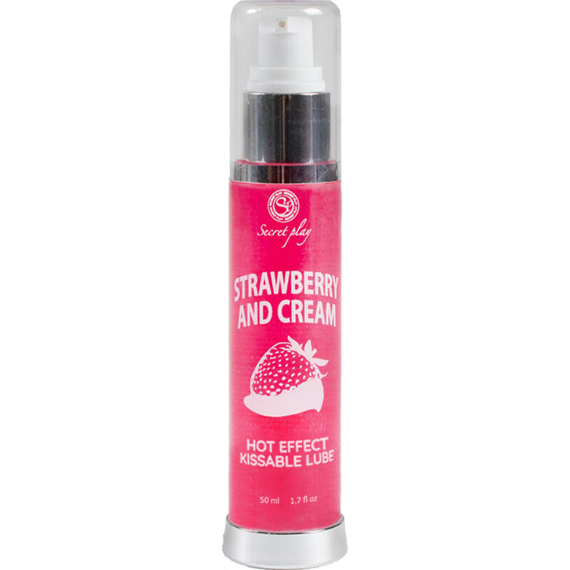 SECRETPLAY - 2-1 HEAT EFFECT LUBRICANT STRAWBERRY AND CREAM 50 ML