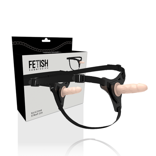 FETISH SUBMISSIVE HARNESS - REALISTIC SILICONE FLESH 12.5 CM