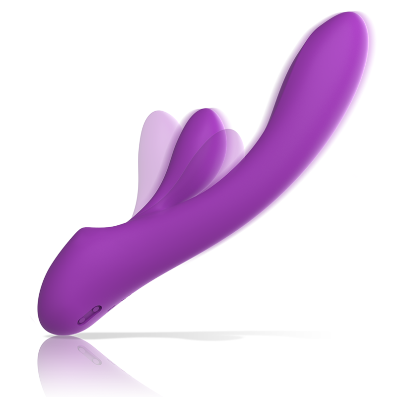 INTENSE - VIBRADOR LUIGI COELHO SILICONE LÍQUIDO ROXO