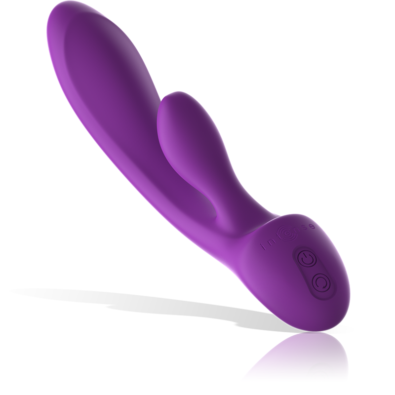 INTENSE - VIBRADOR LUIGI COELHO SILICONE LÍQUIDO ROXO