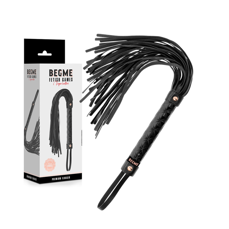 BEGME - BLACK EDITION VEGANE LEDER-FLOGGER