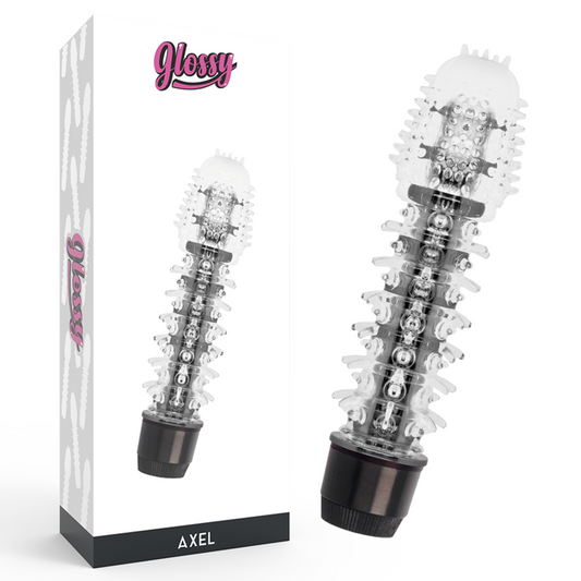 GLOSSY - AXEL VIBRATOR BLACK