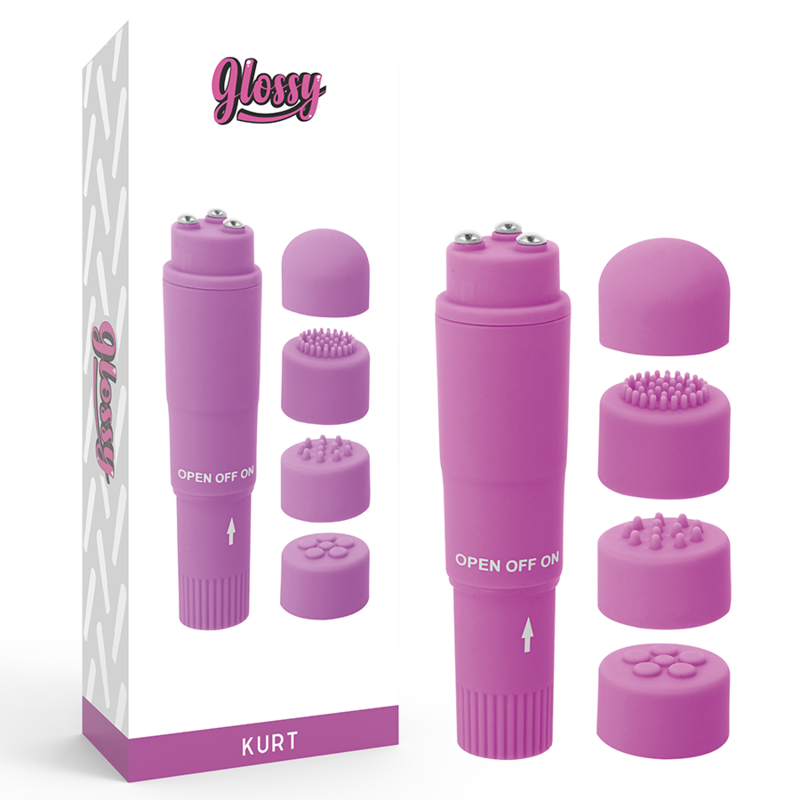 GLOSSY - PURPLE KURT POCKET MASSAGER