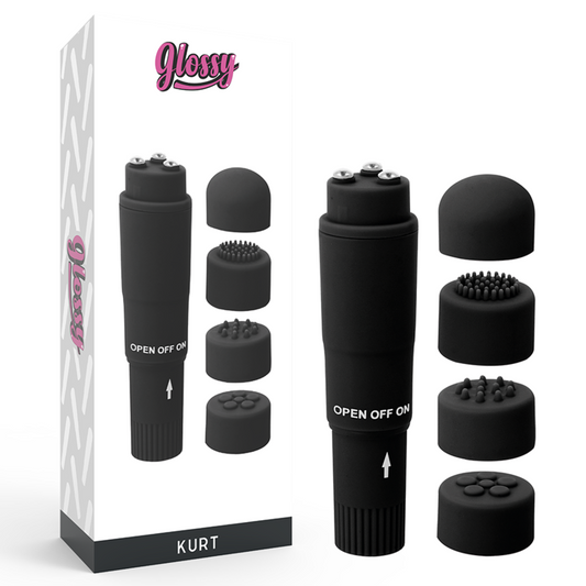 GLOSSY - KURT BLACK POCKET MASSAGER