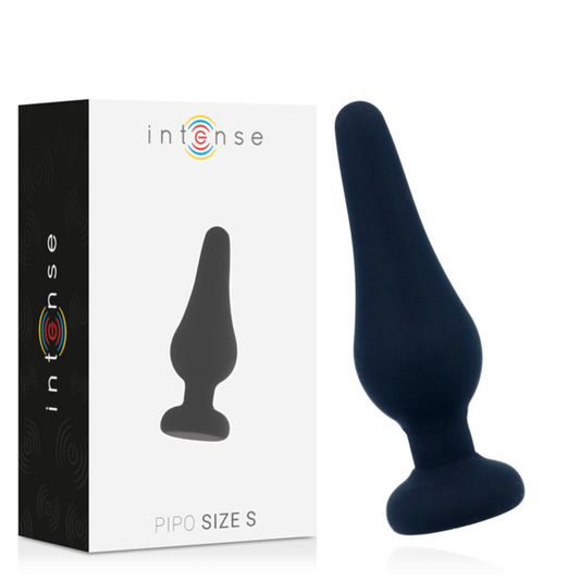 INTENSE - PIPO S ANAL PLUG BLACK SILICONE 9.8 CM