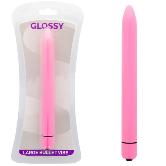 GLOSSY - SCHLANKER DEEP ROSE VIBRATOR