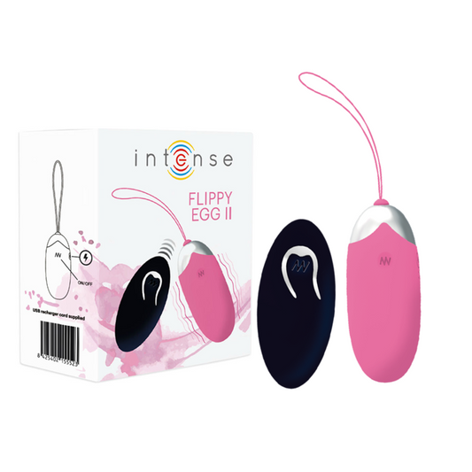 INTENSE - FLIPPY II VIBRANT EGG WITH REMOTE CONTROL PINK