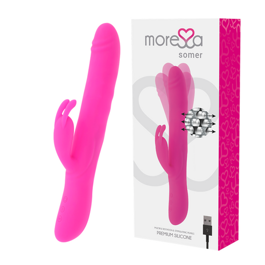 MORESSA - PREMIUM SOMER VIBRATOR WITH MULTIPLE ROTATION