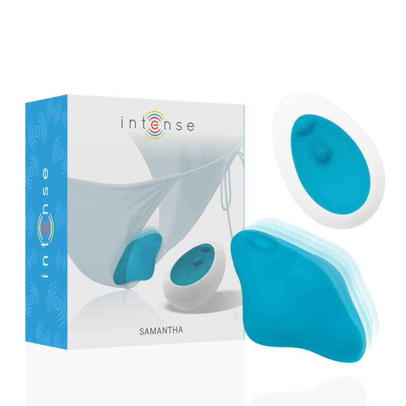 INTENSE - SAMANTHA PANTIE BLUE REMOTE CONTROL