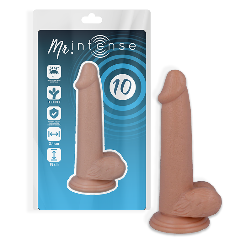 MR INTENSE - 10 REALISTIC PENIS 18 CM -O- 3.4 CM