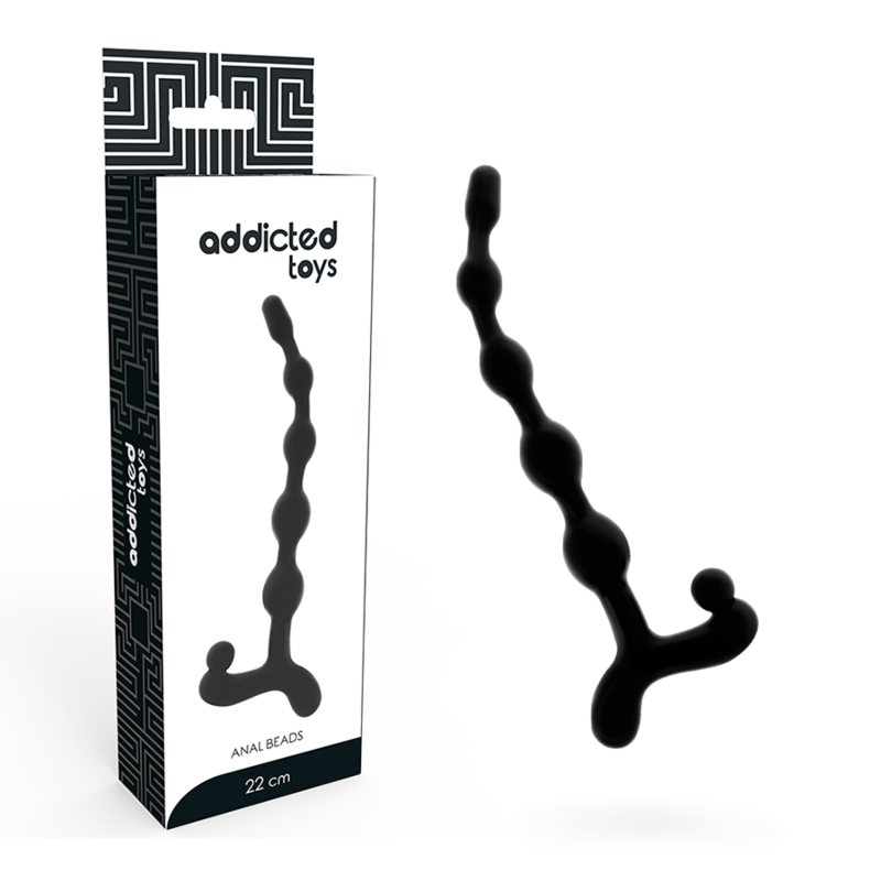 ADDICTED TOYS - 22 CM BLACK ANAL BALLS