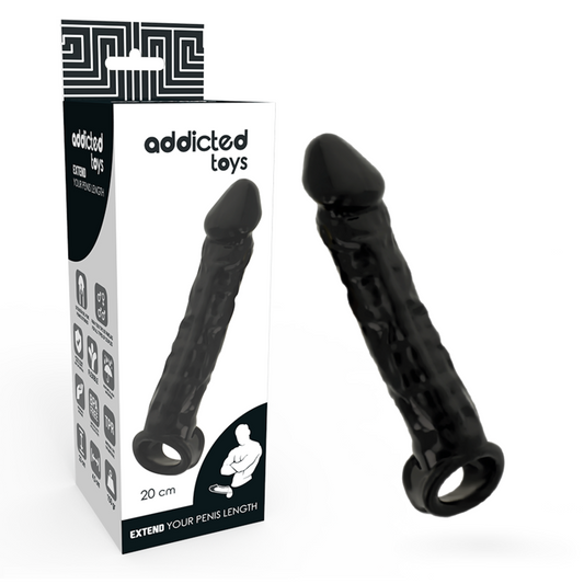 ADDICTED TOYS - BLACK EXTENSION DONG