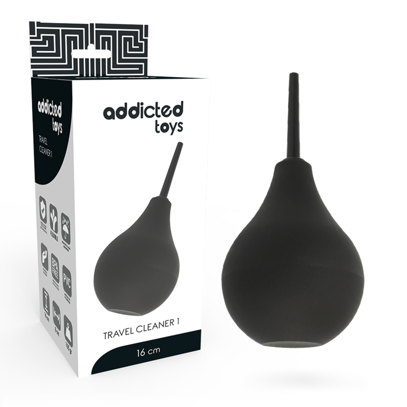 ADDICTED TOYS - BLACK ANAL DOUCHE