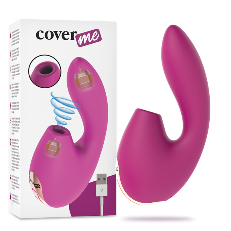 COVERME - SUCÇÃO CLITORIANA E PODEROSO VIBRADOR G-SPOT RUSH