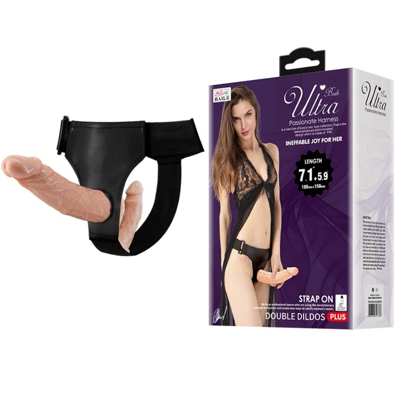 TANZ - ULTRA LEIDENSCHAFTLICHE DOPPELDILDOS MIT HARNESS