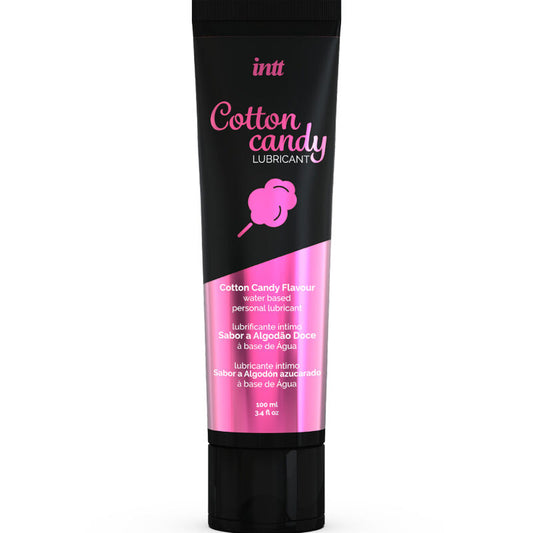 INTT LUBRICANTS - WATER-BASED INTIMATE LUBRICANT WITH DELICIOUS COTTON CANDY FLAVOR