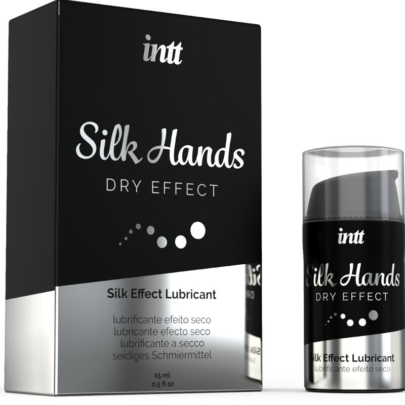 INTT LUBRICANTS - SILK MÃOS LUBRIFICANTE CONCENTRADO FÓRMULA DE SILICONE 15 ML