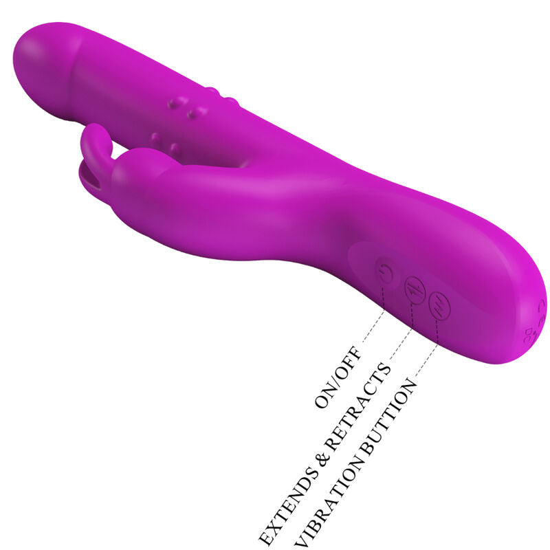 PRETTY LOVE - REESE VIBRATOR MIT LILA ROTATION