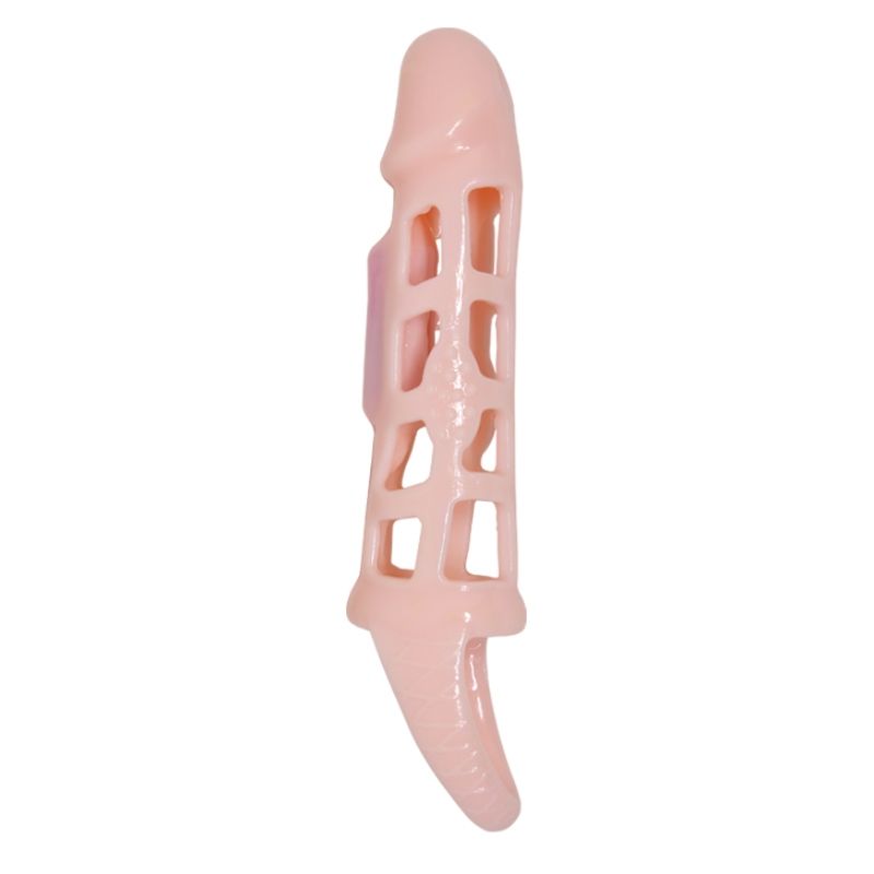 PRETTY LOVE - HARRISON PENIS EXTENDER COVER WITH VIBRATOR AND 13.5 CM HANDLE