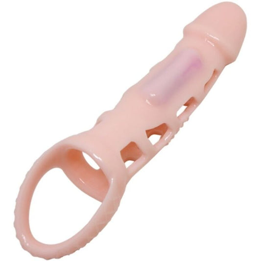 PRETTY LOVE - HARRISON PENIS EXTENDER COVER WITH VIBRATOR AND 13.5 CM HANDLE