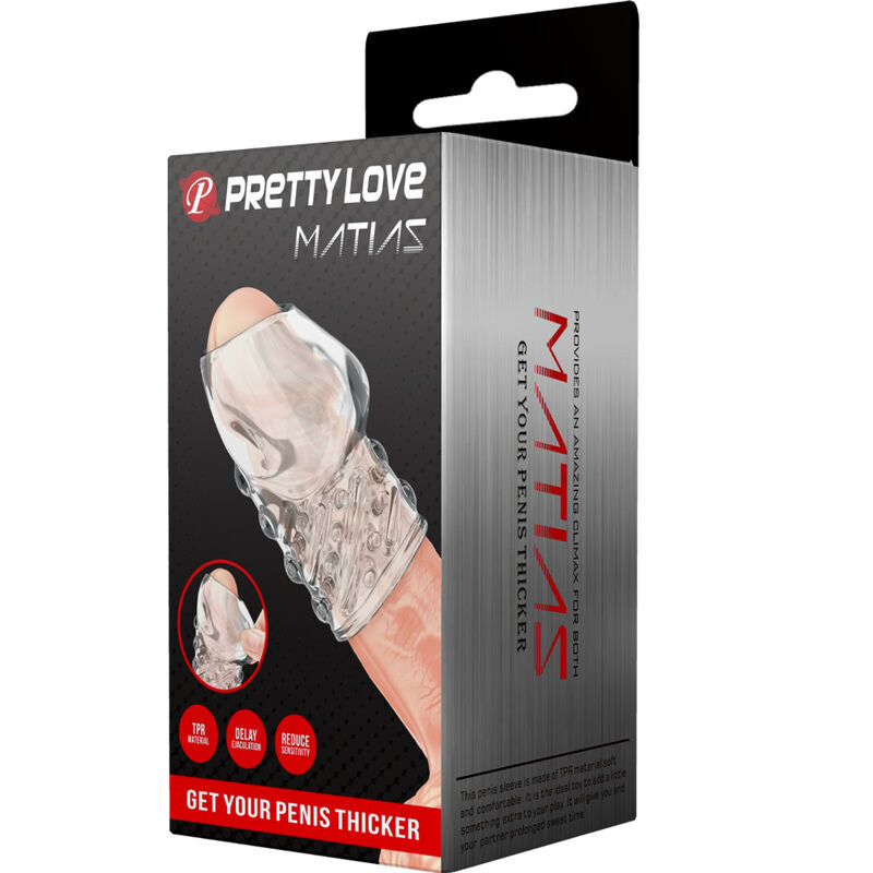 PRETTY LOVE - MATIAS THICKER TRANSPARENT PENIS