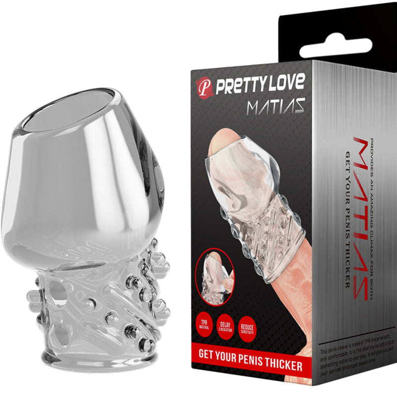 PRETTY LOVE - MATIAS THICKER TRANSPARENT PENIS