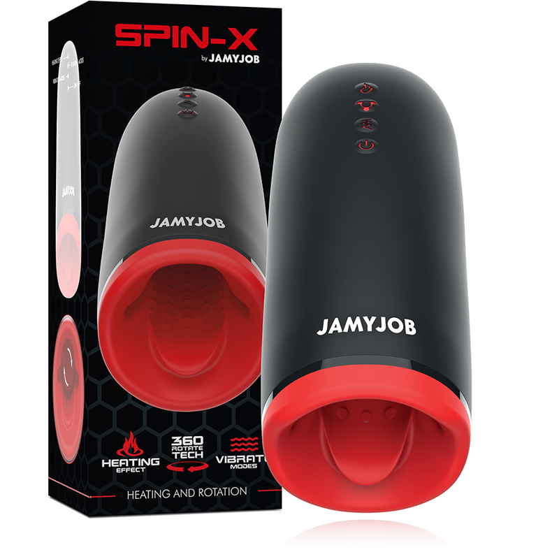 JAMYJOB - SPIN-X WARMING AND ROTATION MASTURBATOR