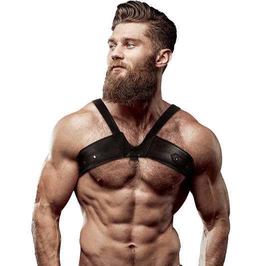 FETISH SUBMISSIVE ATTITUDE - BRIGADA ECO LEATHER CHEST HARNESS FOR MEN