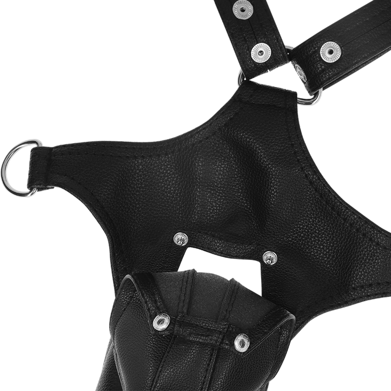 FETISCH SUBMISSIVE ATTITUDE - V-FÖRMIGER HARNESS AUS ÖKO-LEDER FÜR MÄNNER