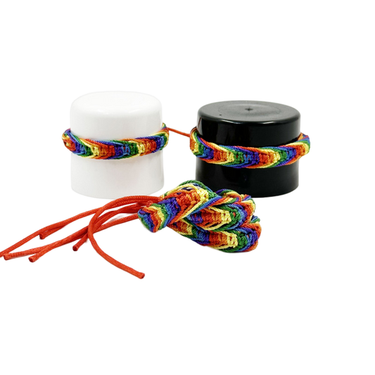 PRIDE - BRAIDED WIRE BRACELET WITH LGBT FLAG