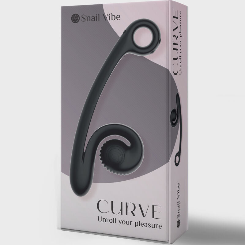 SNAIL VIBE - BLACK CURVED VIBRATOR